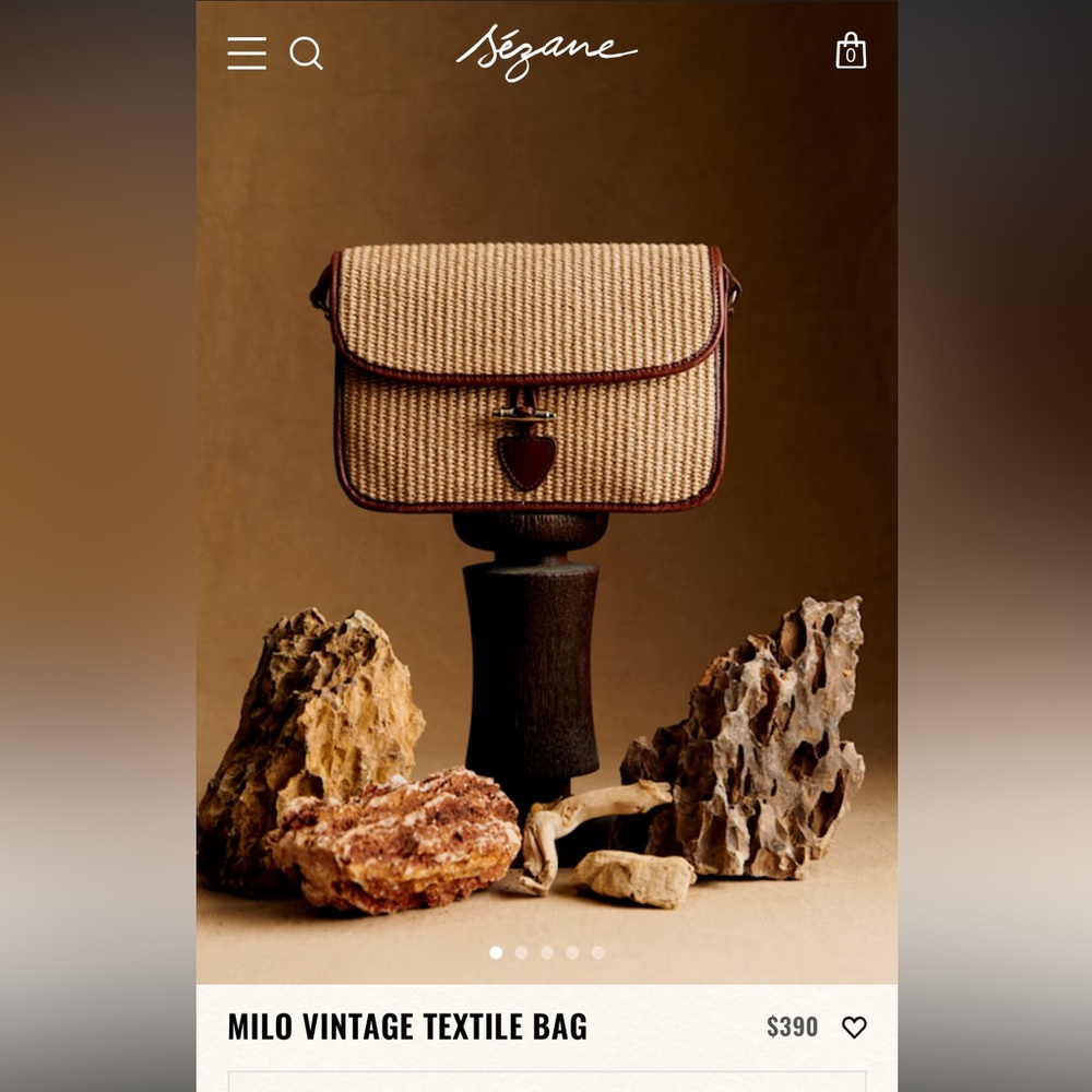 Milo Vintage Textile Crossbody Bag